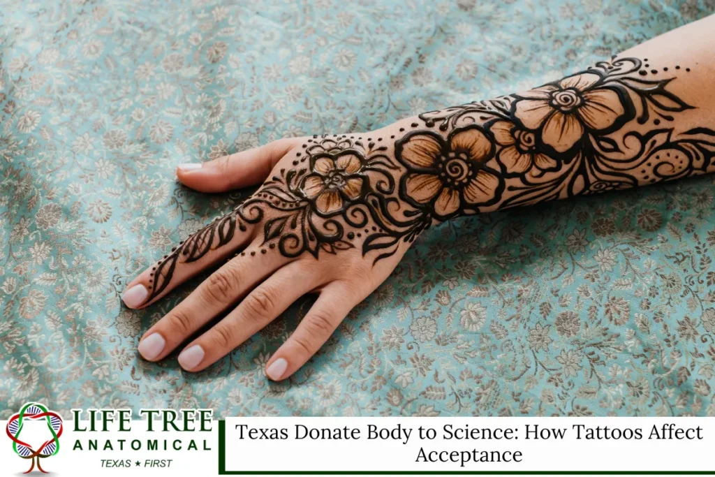 Texas Donate Body to Science: How Tattoos Affect Acceptance