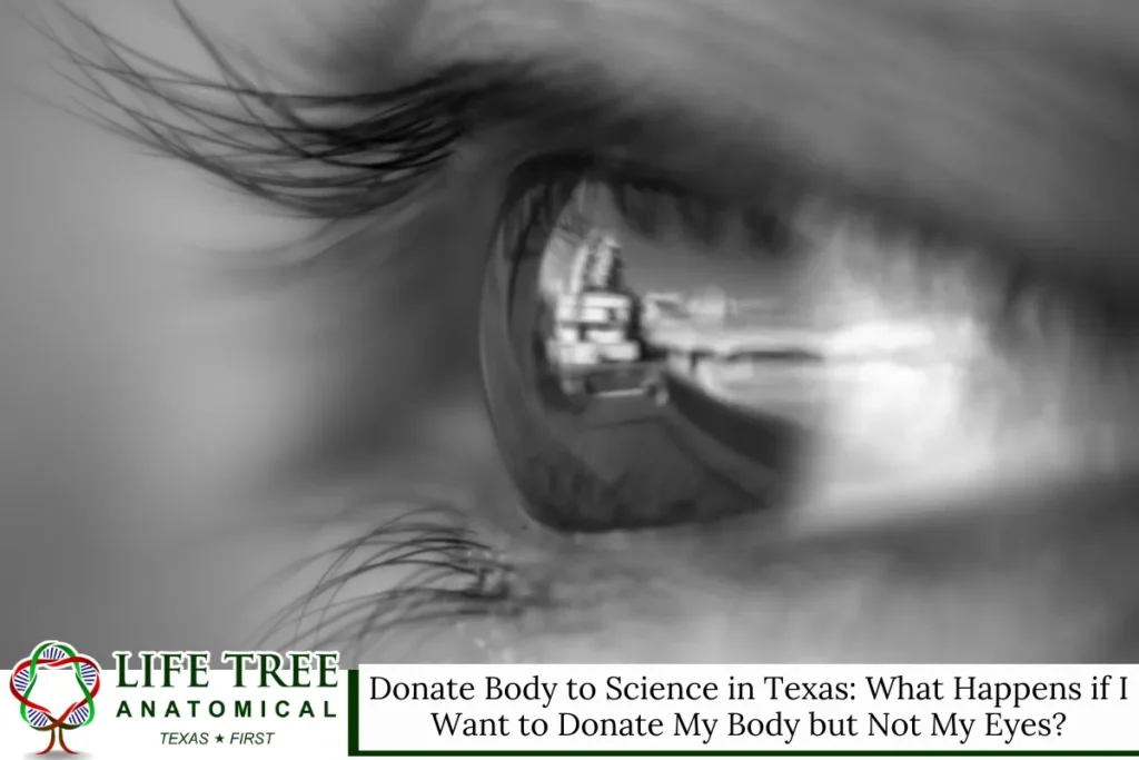 Donate Body to Science in Texas What Happens if I Want to Donate My Body but Not My Eyes