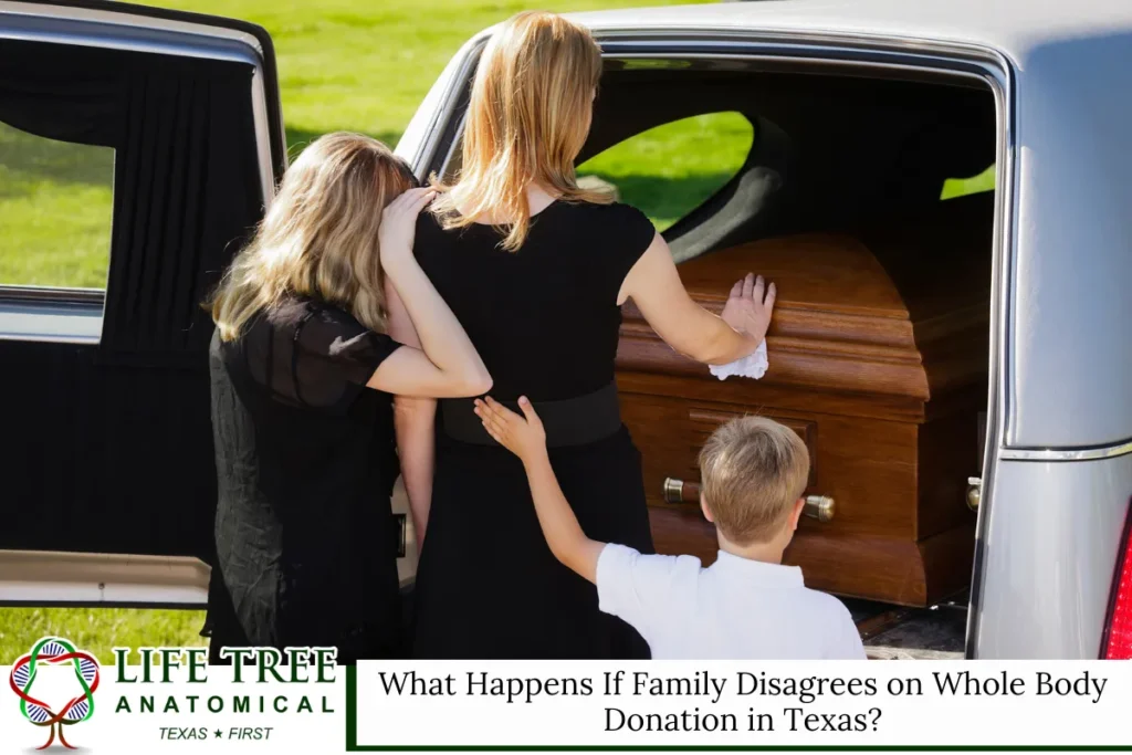 What Happens If Family Disagrees on Whole Body Donation in Texas?
